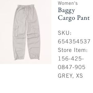 Abercrombie Baggy Cargo Pant